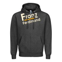 Charcoal Heather cool-franz-ferdinand-franz-ferdinand-merch Zipper Hoodie - linhVisuals