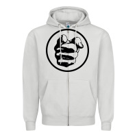 Dove Grey cool-grand-funk-railroad-pointing-finger-merch Zipper Hoodie - linhVisuals
