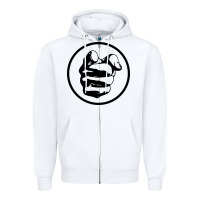 White cool-grand-funk-railroad-pointing-finger-merch Zipper Hoodie - linhVisuals