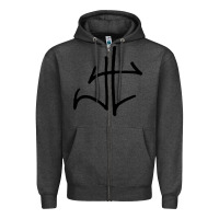 Charcoal Heather cool-james-hetfield-autograph-merch Zipper Hoodie - linhVisuals