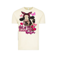 Vintage Arctic Valentine's Day Shut Up And Kiss Me Heifer Holstein Cow Vintage Tee - FaDigitalArtStudio