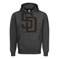 Charcoal Heather sd Zipper Hoodie - linhVisuals