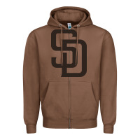 Chestnut sd Zipper Hoodie - linhVisuals