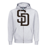Heather Grey sd Zipper Hoodie - linhVisuals