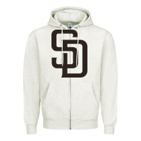Oatmeal Heather sd Zipper Hoodie - linhVisuals