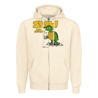 Sandshell slow but mellow crazy Zipper Hoodie - linhVisuals