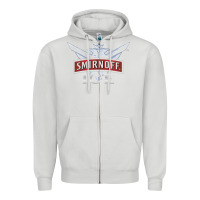 Dove Grey smirnoff ice Zipper Hoodie - linhVisuals