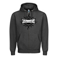 Charcoal Heather #godsmack best funk Zipper Hoodie - linhVisuals