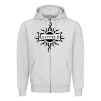 Dove Grey #godsmack best funk Zipper Hoodie - linhVisuals