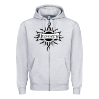 Heather Grey #godsmack best funk Zipper Hoodie - linhVisuals