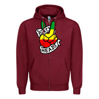 Burgundy dirty heads best reggae Zipper Hoodie - linhVisuals