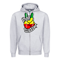 Heather Grey dirty heads best reggae Zipper Hoodie - linhVisuals