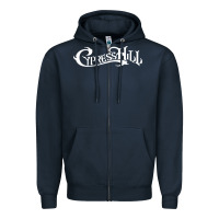 Navy cypress best sellre Zipper Hoodie - linhVisuals