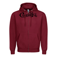 Burgundy cypress best punk Zipper Hoodie - linhVisuals