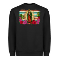 Black western our lady of Guadalupe Heavyweight Sweatshirt - JahusDesignShop