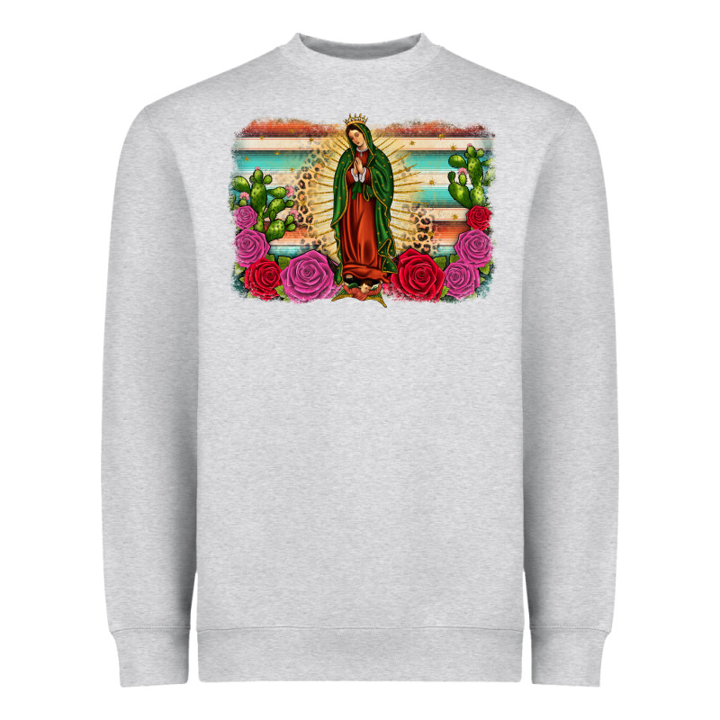 Western Our Lady Of Guadalupe Heavyweight Sweatshirt by JahusDesignShop | Teevron