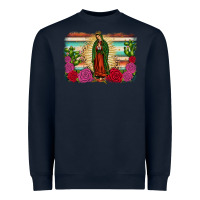 Navy western our lady of Guadalupe Heavyweight Sweatshirt - JahusDesignShop