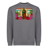 Storm western our lady of Guadalupe Heavyweight Sweatshirt - JahusDesignShop