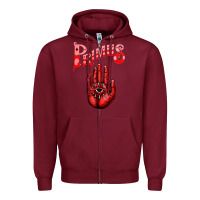 Burgundy primus best of metal Zipper Hoodie - linhVisuals