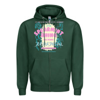 Sports Green spearmint rhino las vegas Zipper Hoodie - linhVisuals