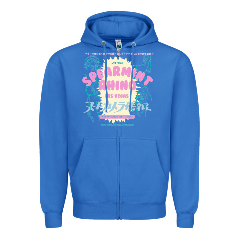 Spearmint Rhino Las Vegas Zipper Hoodie by linhVisuals | Teevron