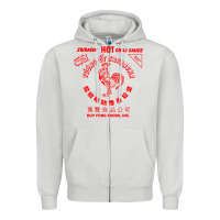 Dove Grey sriracha sauce Zipper Hoodie - linhVisuals