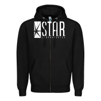 Black star laboratories Zipper Hoodie - linhVisuals