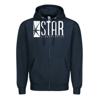 Navy star laboratories Zipper Hoodie - linhVisuals