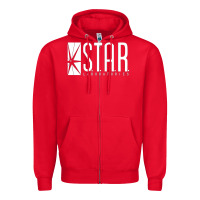Red star laboratories Zipper Hoodie - linhVisuals