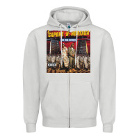 Dove Grey Capone-N-Noreaga Zipper Hoodie - linhVisuals
