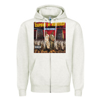 Oatmeal Heather Capone-N-Noreaga Zipper Hoodie - linhVisuals
