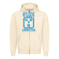 Sandshell the flux capacitor Zipper Hoodie - linhVisuals