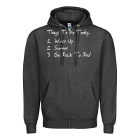 Charcoal Heather things to do today Zipper Hoodie - linhVisuals