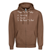 Chestnut things to do today Zipper Hoodie - linhVisuals