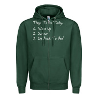 Sports Green things to do today Zipper Hoodie - linhVisuals