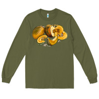 Army Green Pumpkin Long Sleeve Tee - LillyAllenDesigns