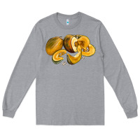 Heather Grey Pumpkin Long Sleeve Tee - LillyAllenDesigns