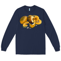 Navy Pumpkin Long Sleeve Tee - LillyAllenDesigns