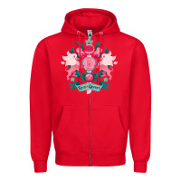 Red steven universe 2 Zipper Hoodie - linhVisuals