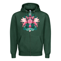 Sports Green steven universe 2 Zipper Hoodie - linhVisuals