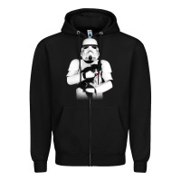 Stormtrooper Cat Zipper Hoodie | Teevron