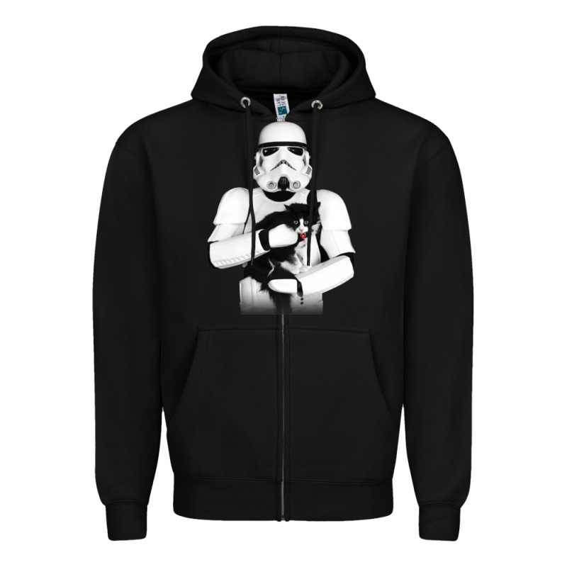 Stormtrooper Cat Zipper Hoodie by linhVisuals | Teevron