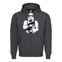 Smoke stormtrooper cat Zipper Hoodie - linhVisuals