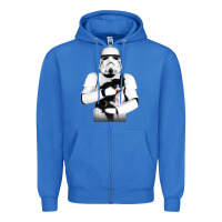 True Royal stormtrooper cat Zipper Hoodie - linhVisuals