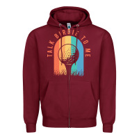 Burgundy golf funny golf clothing for a golf player Zipper Hoodie - linhVisuals