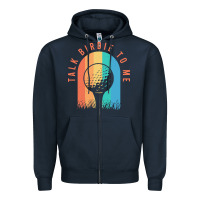 Navy golf funny golf clothing for a golf player Zipper Hoodie - linhVisuals