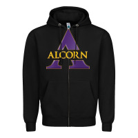 Black alcorn state athletics Zipper Hoodie - linhVisuals