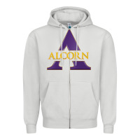 Dove Grey alcorn state athletics Zipper Hoodie - linhVisuals