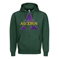 Sports Green alcorn state athletics Zipper Hoodie - linhVisuals