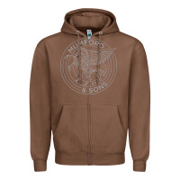 Chestnut #mumford and #sons #pegasus Zipper Hoodie - linhVisuals